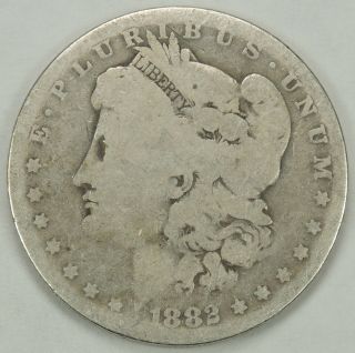 1882 - O/s $1 Morgan Silver Dollar As Pictured (011919)