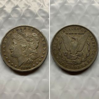 Rare 1890 Cc Morgan Dollar Us 90 Silver Coin - 2,  309,  041 Minted Carson City