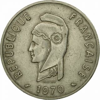 [ 670409] Coin,  French Afars & Issas,  100 Francs,  1970,  Paris,  Vf (30 - 35)