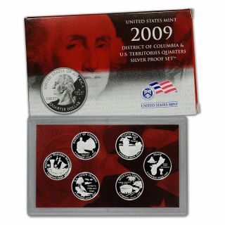 2009 Us Quarters Silver Proof Set