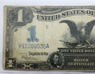 1899 Black Eagle One Dollar Silver Certificate FR 236 Speelman - White Horse Blank 2