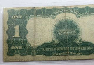 1899 Black Eagle One Dollar Silver Certificate FR 236 Speelman - White Horse Blank 5