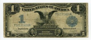 1899 Fr.  236 $1 United States " Black Eagle " Silver Certificate