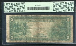 FR.  847a 1914 $5 FIVE DOLLARS FRN FEDERAL RESERVE NOTE BOSTON,  MA PCGS FINE - 12 2