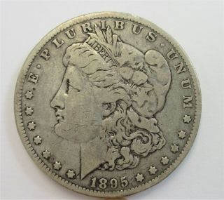 1895 - O Morgan Silver Dollar Semi Key Date
