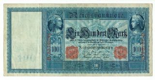 Germany Reichsbanknote 100 Mark 1910