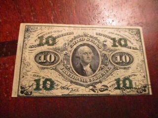 Us Fractional Currency 10 Cents