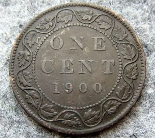 Canada Queen Victoria 1900 Cent,  Bronze
