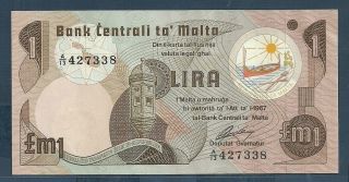 Malta 1 Lira,  1979,  P 34b,  Unc