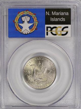 2009 - D Northern Mariana Islands Satin Finish Quarter 25c Pcgs Sp68