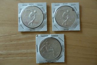1970 Panama 5 Balboas Sterling Silver Coin Panamanian Coins 3 Count Uncirculated
