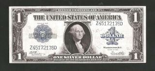 WOODS/WHITE SILVER CERTIFICATE 1923 $1 LARGE NOTE 2