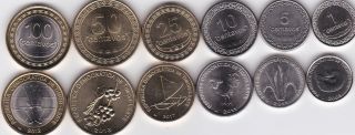 Timor - Set 6 Coins 1 5 10 25 50 100 Centavos 2003 - 2017 Unc Lemberg - Zp