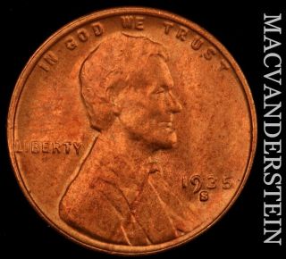 1935 - S Lincoln Wheat Cent - Choice Brilliant Uncirculated Nr1715