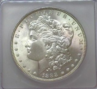 1888 Morgan Silver Dollar Icg Ms66 Valued At $475