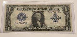 1923 $1 Silver Certificate United States Large Note (woods/white)