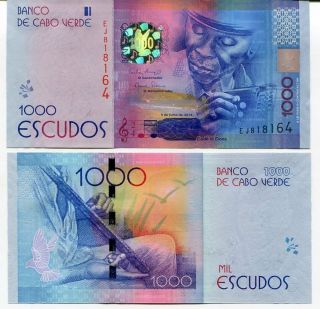 Cape Verde 1000 1,  000 Escudos 2014 P 73 Unc