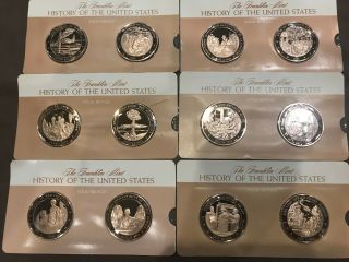 10 Pc.  Franklin History Of The Us Bronze Medal Group.  Starts@ 2.  99