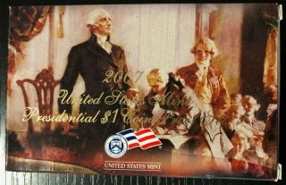 2007 U.  S.  Presidential $1 Coin Proof Set