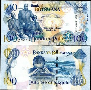 Botswana 100 Pula 2005 P 29 Unc Nr