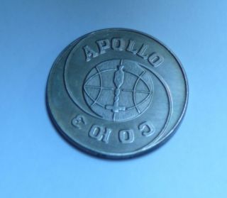 design NASA RUSSIAN SPACE Apollo Soyuz 1975 Rocket Medallion Medal Coin 2