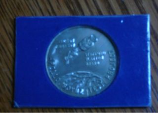 design NASA RUSSIAN SPACE Apollo Soyuz 1975 Rocket Medallion Medal Coin 3