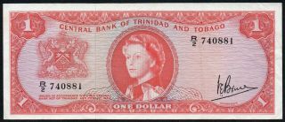 Trinidad And Tobago $1 Dollar 1964 (p - 26c)