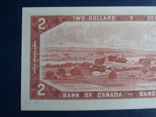 1954 Canada 2 Dollar Bank Note - Beattie/Raminsky - Replacement BB2848557 - UNC,  19 - 320 7