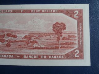 1954 Canada 2 Dollar Bank Note - Beattie/Raminsky - Replacement BB2848557 - UNC,  19 - 320 8