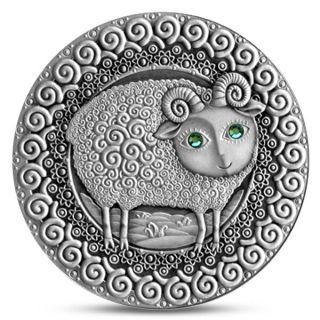 Belarus 20 Roubles Zodiac Aries Silver 2009