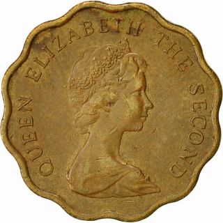 [ 541099] Coin,  Hong Kong,  Elizabeth Ii,  20 Cents,  1975,  Ef (40 - 45)