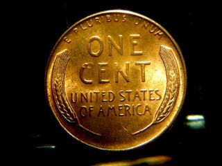 1944 D WHEAT PENNY.  MS RED GEM.  1 2