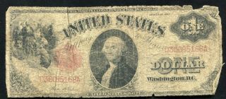 Fr.  36 1917 $1 One Dollar Legal Tender United States Note