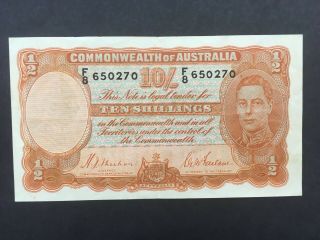 Australia 10 Shillings 1939 - - Orange Sign