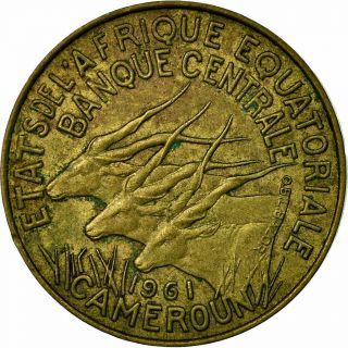 [ 695372] Coin,  Equatorial African States,  5 Francs,  1961,  Paris,  Ef (40 - 45)