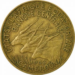 [ 670196] Coin,  Equatorial African States,  10 Francs,  1962,  Paris,  Vf (20 - 25)