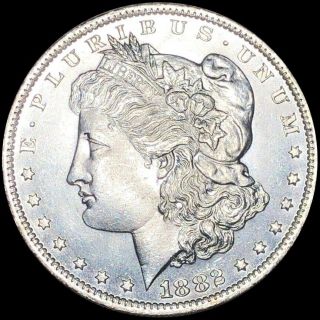 1882 - O Morgan Silver Dollar Highly Uncirculated Orleans Ms Bu Collectible Nr
