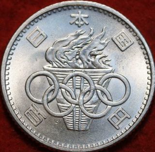 Uncirculated 1964 Japan 100 Yen Silver Foreign Coin
