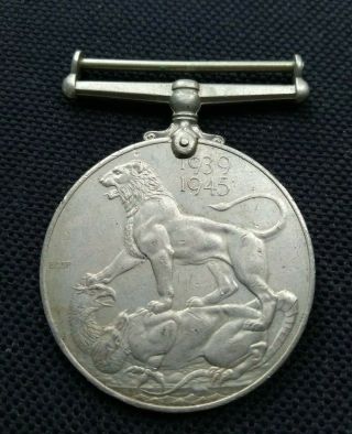 British India 2nd World War Medal Kg Vi 1939 - 1945 L@@k