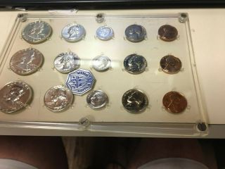 1955,  1956 And 1957 Silver Proof Set