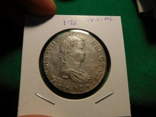 I - 26 Peru 1812 - Me 8 Reales Au Hairlined