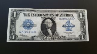 1923 $1 Large Size Silver Certificate " Horse Blanket "
