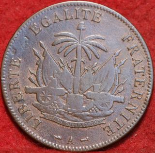 1894 - A Haiti 2 Centimes Foreign Coin