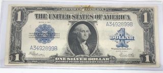 1923 Large Note Silver Certificate 1 Dollar Bill - (b)
