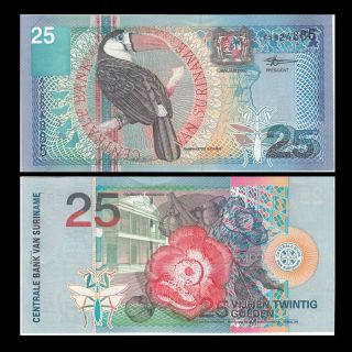 Suriname 25 Gulden,  2000,  P - 148,  Unc
