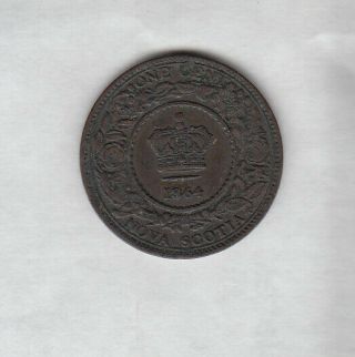 1864 Nova Scotia Large Cent