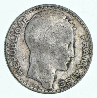Silver - World Coin - 1930 France 10 Francs - World Silver Coin - 10g 877