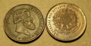 Brazil 1869 And 1904 20 Reis Plus 123 1989 1 Centavo