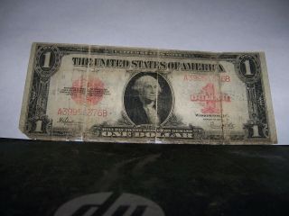 1923$1 Red Seal & 1923$1 Blue Seal Large Sized Notes