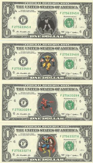 Heroes Collector Pack,  1 Bonus / In Color \ Real Dollar Bills 9 Bills